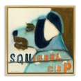 thumbnail image 1 of Stupell Industries Squirrel Cop Dog Humor Gold Framed Floater Canvas Wall Art design by Stacy Milrany, 25 x 25, 1 of 9
