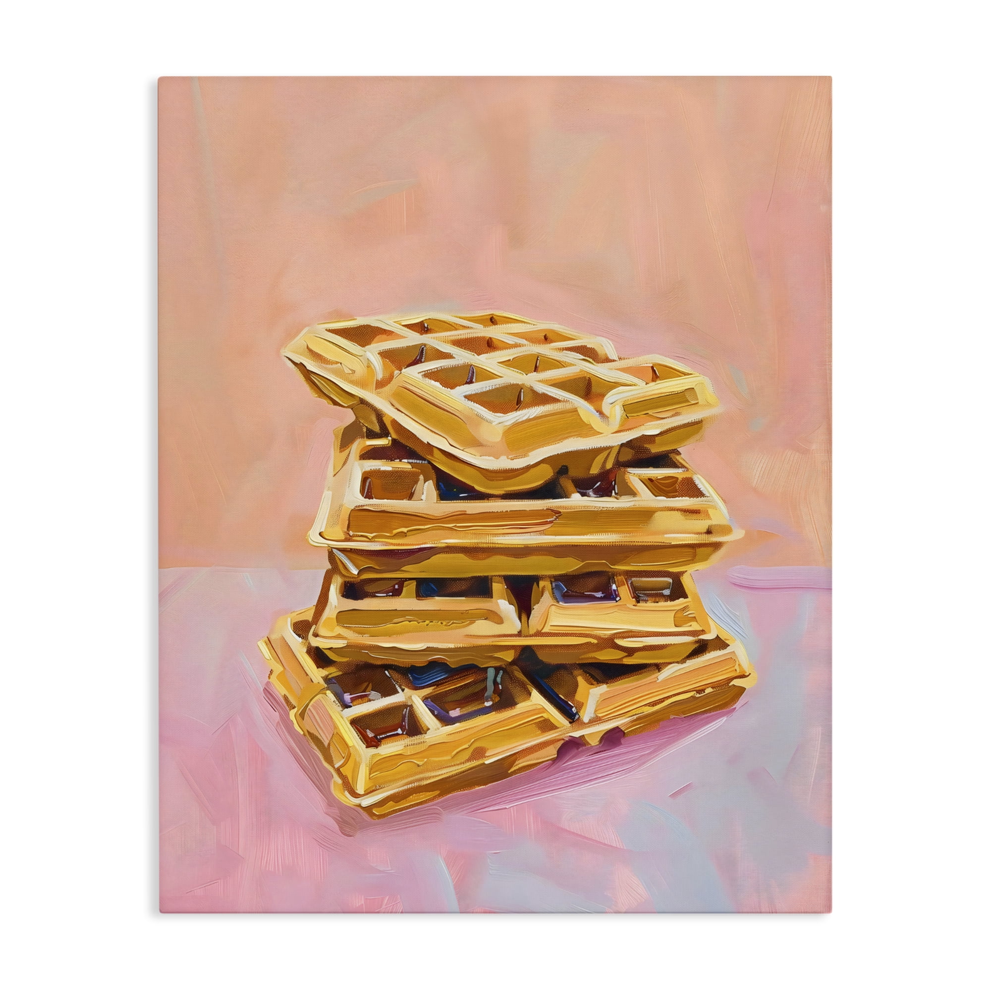 Stupell Industries Stack of Fluffy Waffles Canvas Wall Art, design by The Prints Vibe