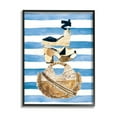 thumbnail image 1 of Stupell Industries Stacked Fashion Shoes Beauty & Fashion Painting Black Framed Art Print Wall Art, 24 x 30, 1 of 8