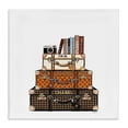 thumbnail image 1 of Stupell Industries Modern Stacked Glam Suitcases Canvas Art, 30 x 30, by Amanda Greenwood, 1 of 7