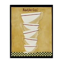 Stupell Industries Stacked Mug Collection Food & Beverage Painting Gallery Wrapped Canvas Art Print Wall Art, 16 x 20
