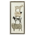 Stupell Industries Stacked Sheep & Goats Animals & Insects Painting