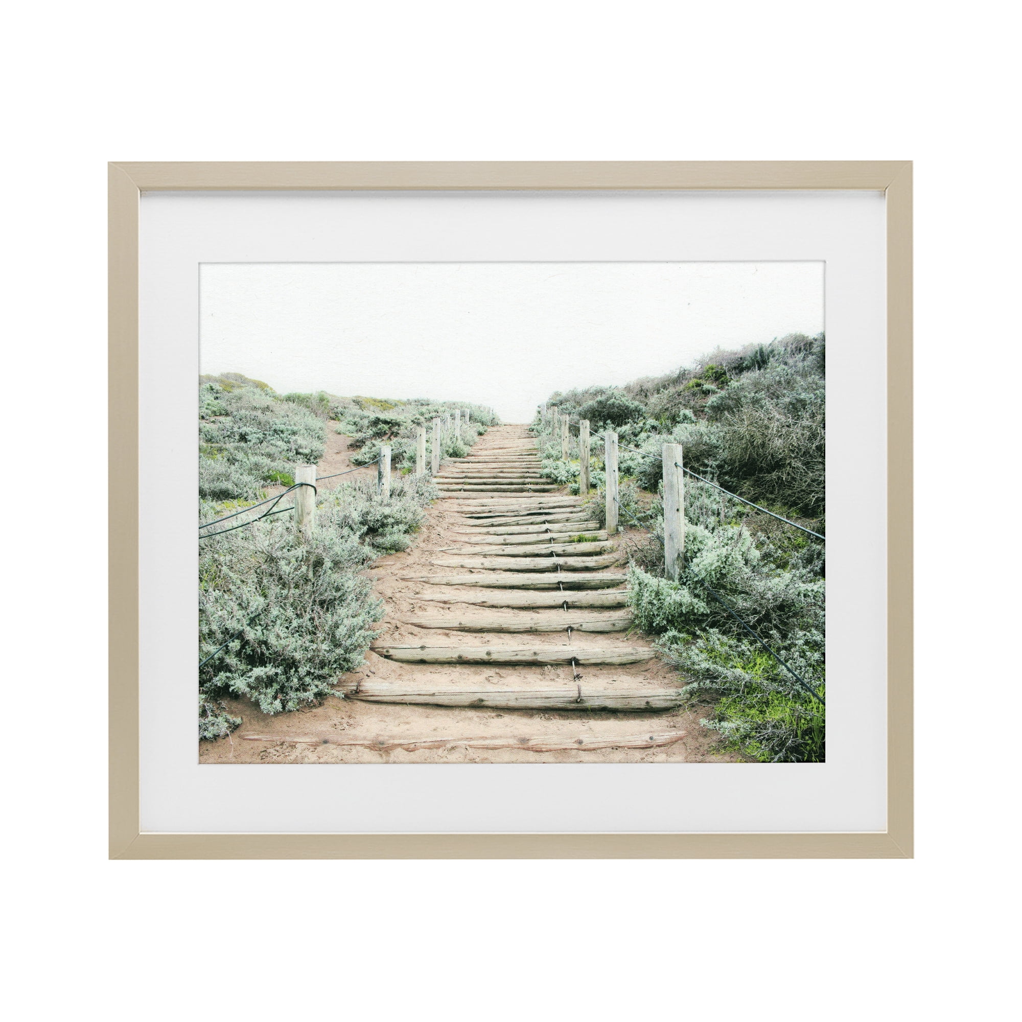 Stupell Industries Stairway To Heaven Path Birch Framed Print Under Glass, design by Leah Noel Art