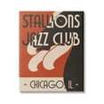 thumbnail image 1 of Stupell Industries Stallions Jazz Club Retro Abstract Horse Chicago Illinois, 30 x 40, Design by Daphne Polselli, 1 of 6