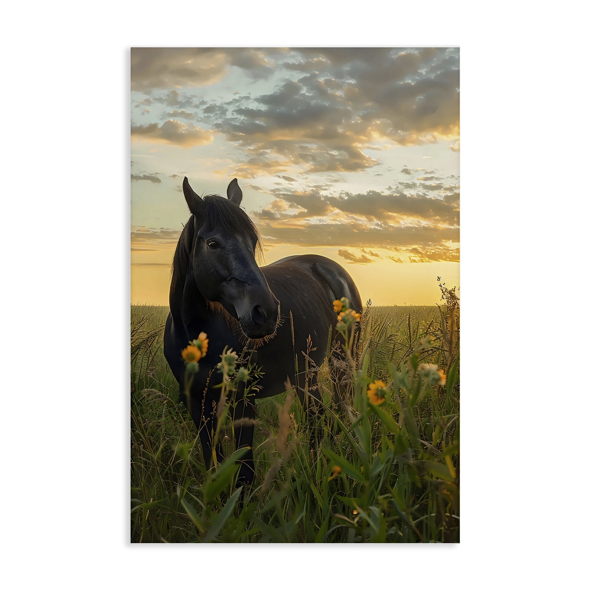 Stupell Industries Standing In Field Of Flowers Canvas Wall Art, design by Creative Studio