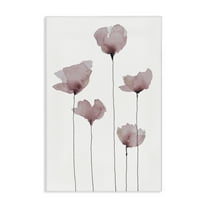 Stupell Industries Standing Tall Blossoms Plants & Flowers Painting Wrapped Canvas Art Print Wall Art, 16 x 24