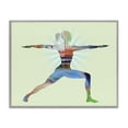 thumbnail image 1 of Stupell Industries Standing Yoga Pose People Painting Gray Framed Art Print Wall Art, 14 x 11, 1 of 2