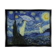 thumbnail image 1 of Stupell Industries Starry Night Classic Alien UFOs Fairy Tales & Fantasy Painting Black Floater Framed Art Print Wall Art, 1 of 6
