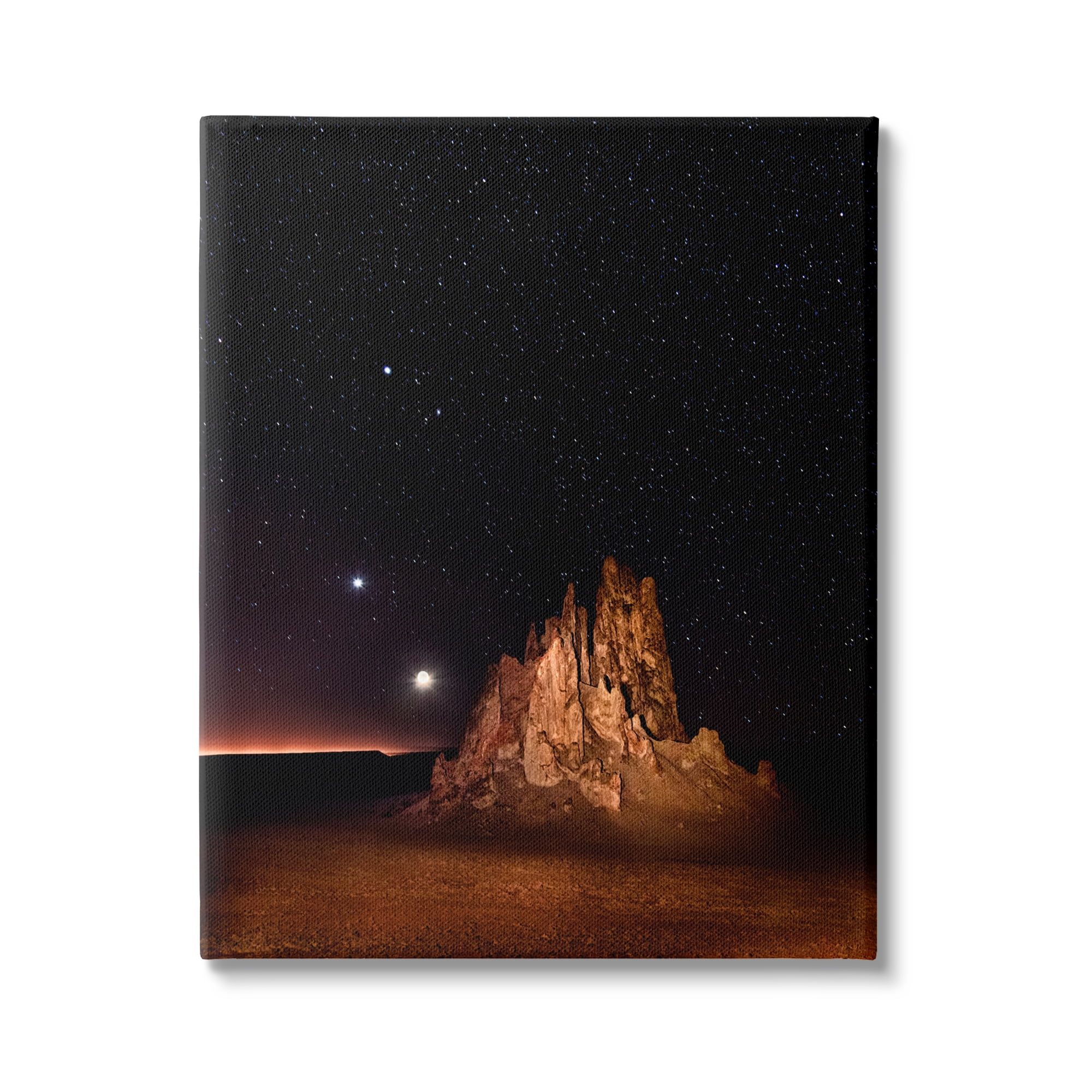 Stupell Industries Starry Night Sky Photography Nature Photography Gallery Wrapped Canvas Print Wall Art, 36 x 48