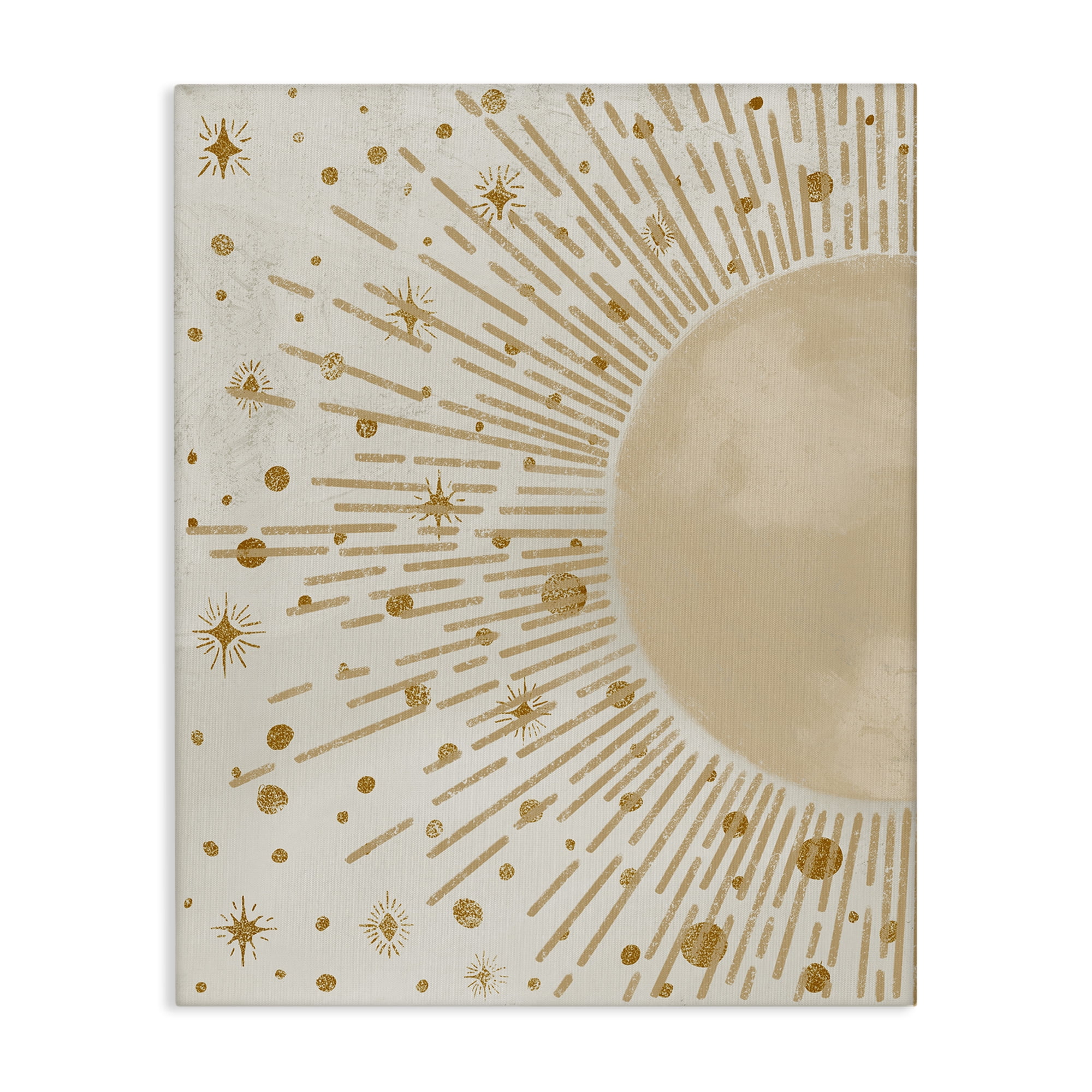 Stupell Industries Starry Sun Rays Landscape Painting Gallery Wrapped Canvas Art Print Wall Art, 16 x 20