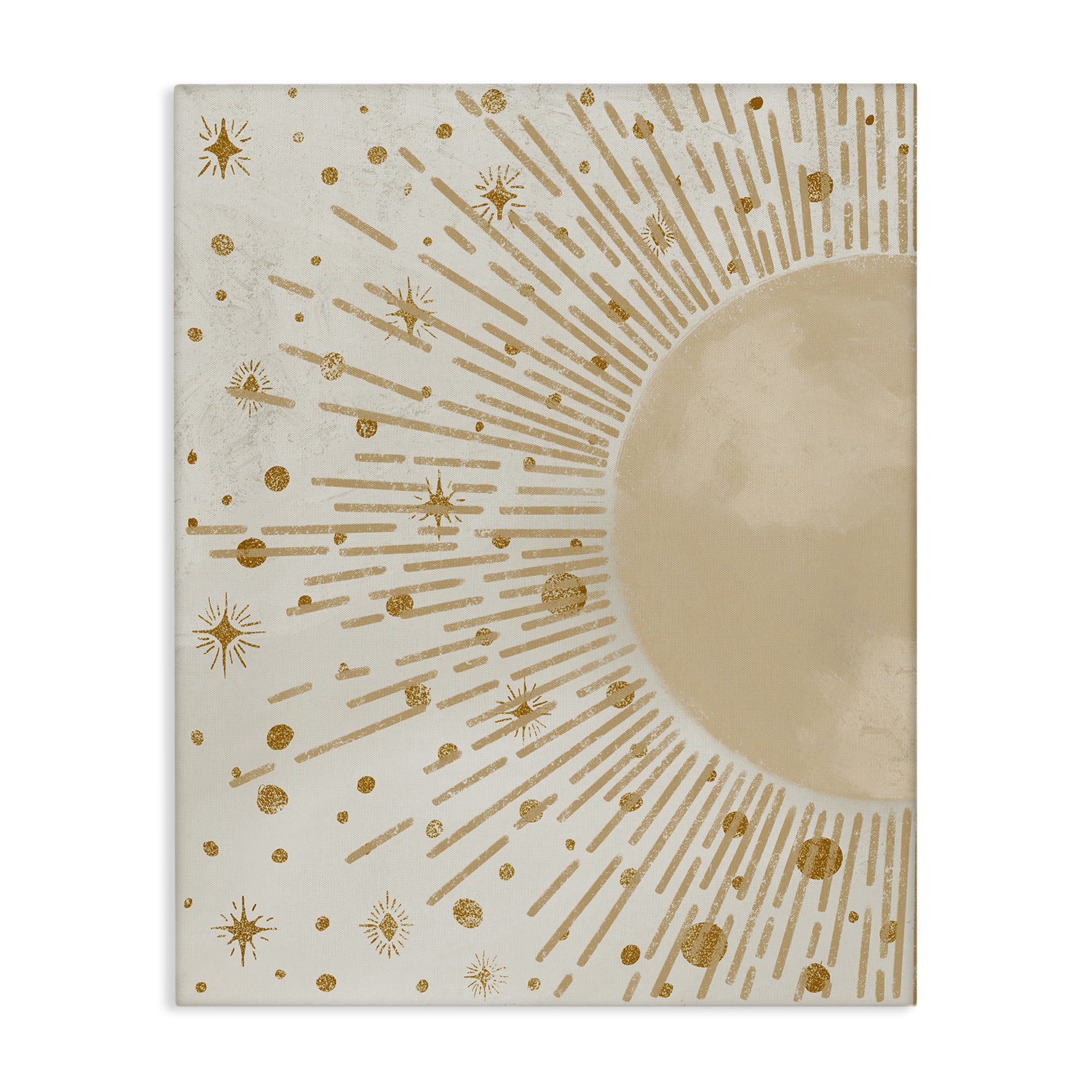 Stupell Industries Starry Sun Rays Landscape Painting Gallery Wrapped Canvas Art Print Wall Art, 30 x 40