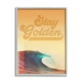 thumbnail image 1 of Stupell Industries Stay Golden Beach Waves Nature Painting Gray Framed Art Print Wall Art, 16 x 20, 1 of 9