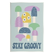 Stupell Industries Stay Groovy Botanicals Botanical & Floral Painting Unframed Art Print Wall Art, 10 x 15