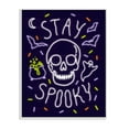 thumbnail image 1 of Stupell Industries Stay Spooky Quote Halloween Theme Skeleton Wall Plaque, 13 x 19, Design by Victoria Barnes, 1 of 6