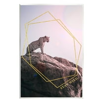 Stupell Industries Stay Wild Glam Leopard Graphic Art Unframed Art Print Wall Art, Design by K. Kaufman