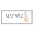 thumbnail image 1 of Stupell Industries Stay Wild Soft Dinosaur Animals & Insects Painting Gray Framed Art Print Wall Art, 24 x 10, 1 of 9
