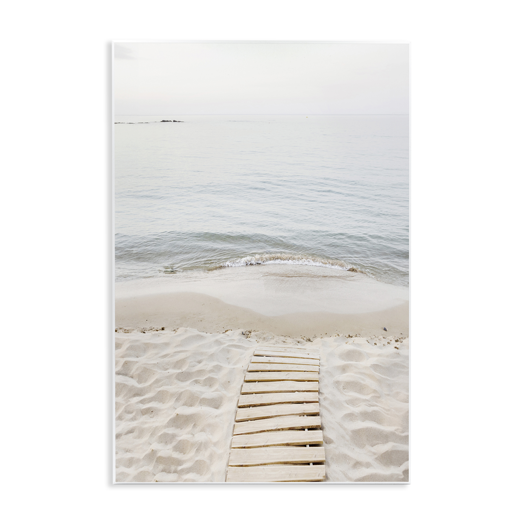 Stupell Industries Steps Toward Beach Shore Nautical & Beach Photography Unframed Art Print Wall Art, 13 x 19