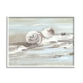 thumbnail image 1 of Stupell Industries Still Beach Seashells Brushed Bubbly Shallow Water Waves,30 x 24, Design by Sally Swatland, 1 of 7