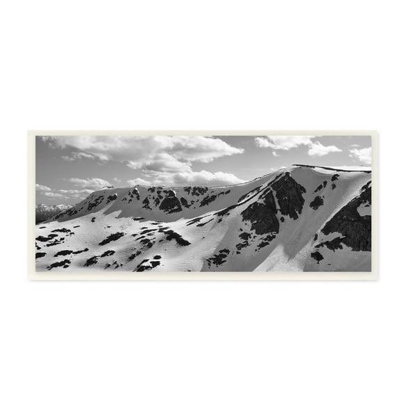 Stupell Industries Still Frost Sand Sublime Mountain Range Peaks ,17 x 7, Design by Daniel Sproul