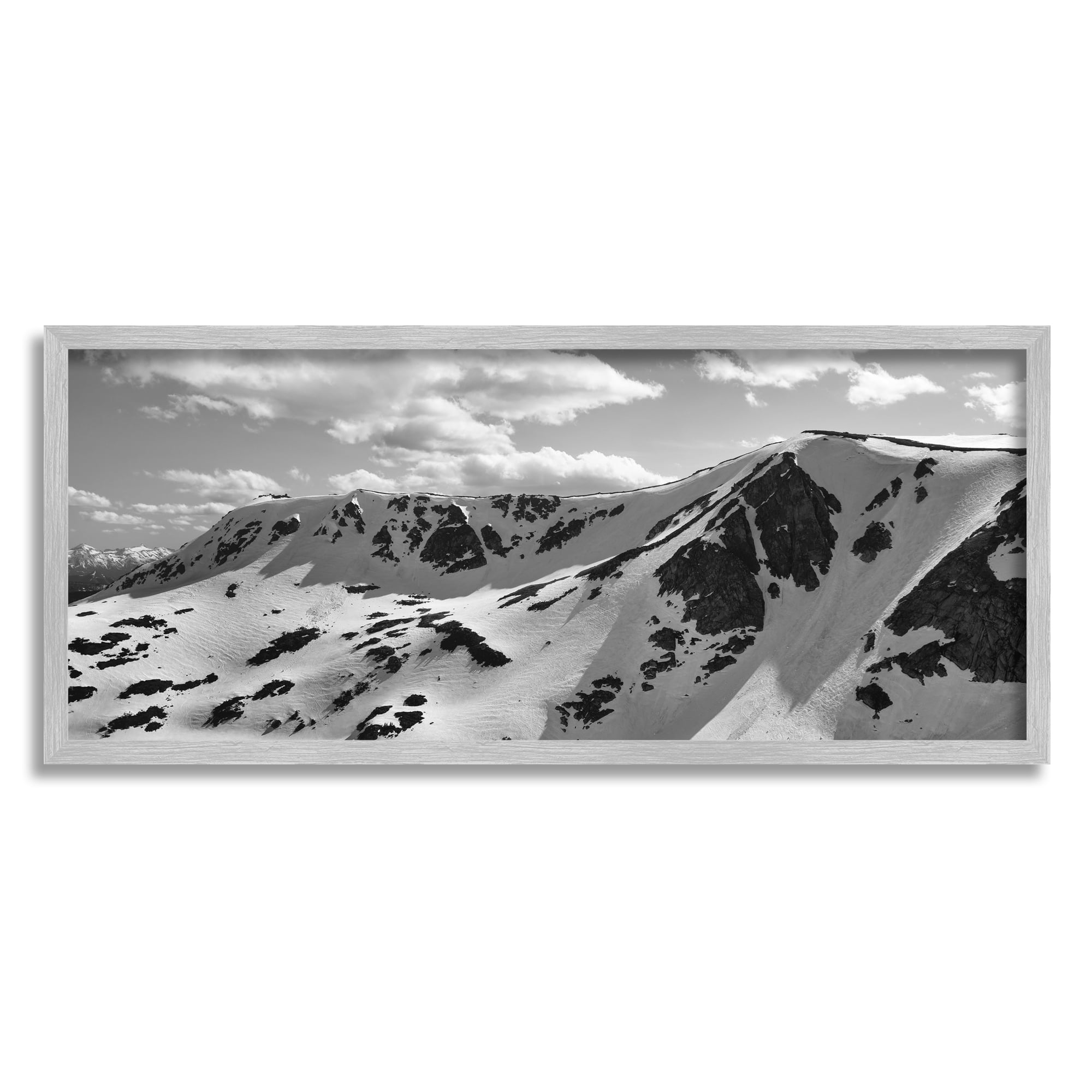 Stupell Industries Still Frost Sand Sublime Mountain Range Peaks ,24 x 10, Design by Daniel Sproul