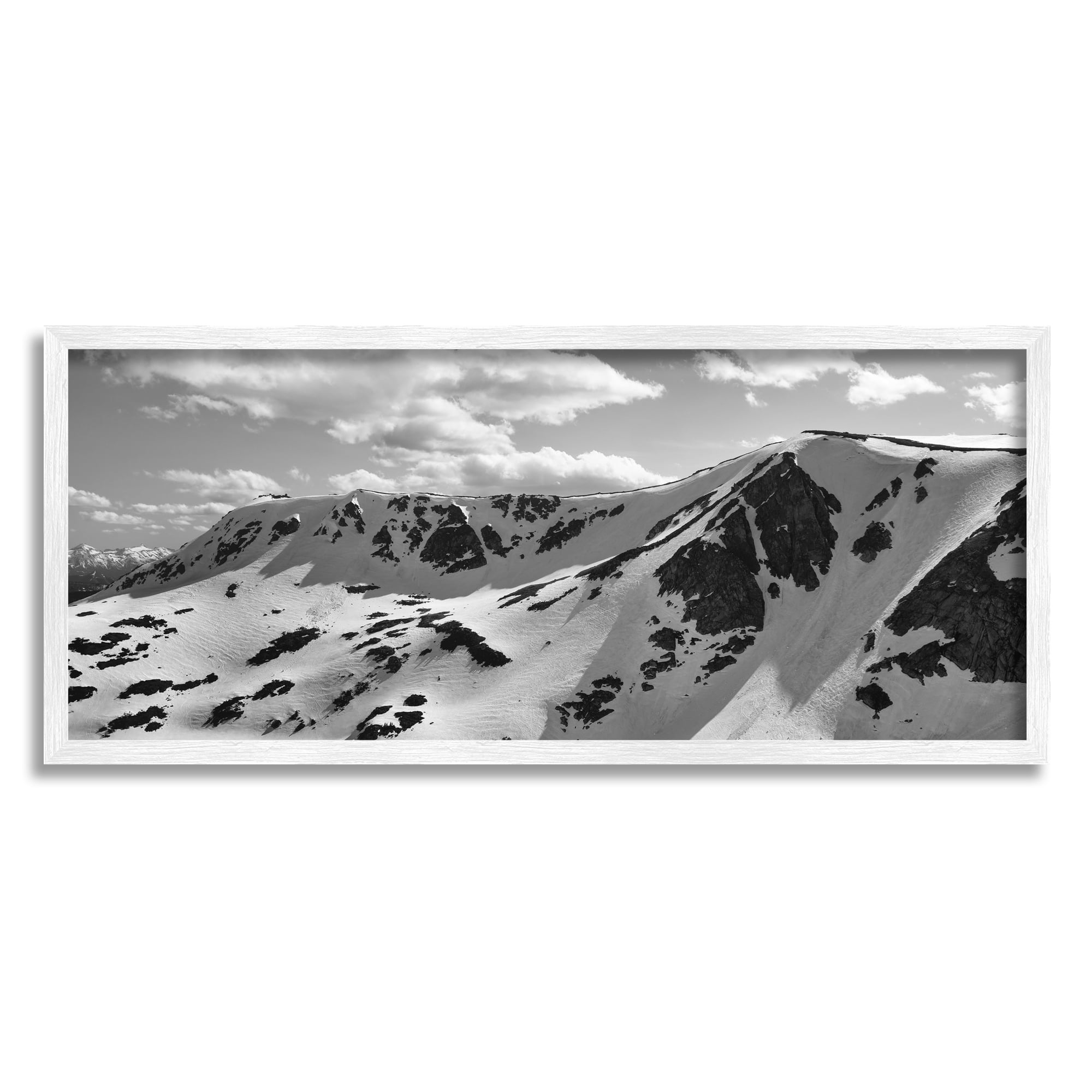 Stupell Industries Still Frost Sand Sublime Mountain Range Peaks ,24 x 10, Design by Daniel Sproul