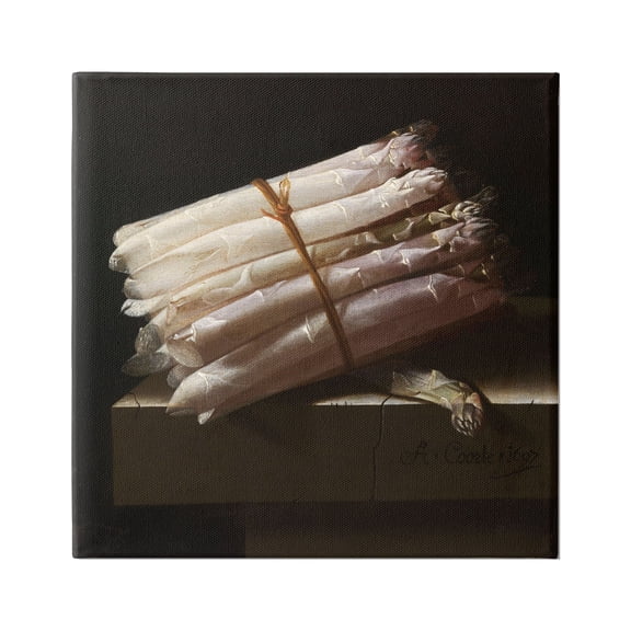 Stupell Industries Still Life with Asparagus Adriaen Coorte Classical Painting Painting Gallery Wrapped Canvas Print Wall Art, Design by one1000paintings
