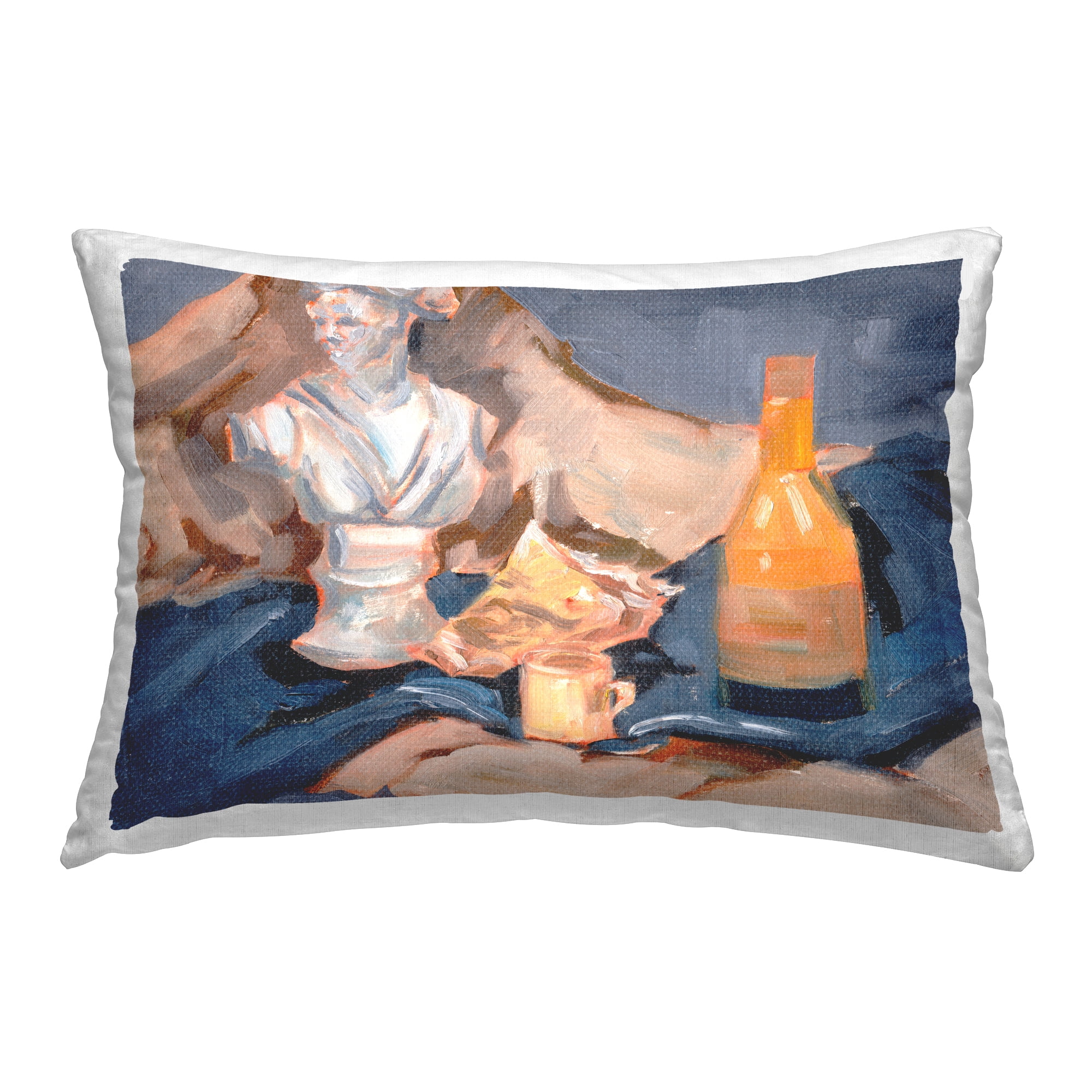 Stupell Industries Still Life on Blanket Decorative Printed Throw Pillow Design by Melissa Wang .