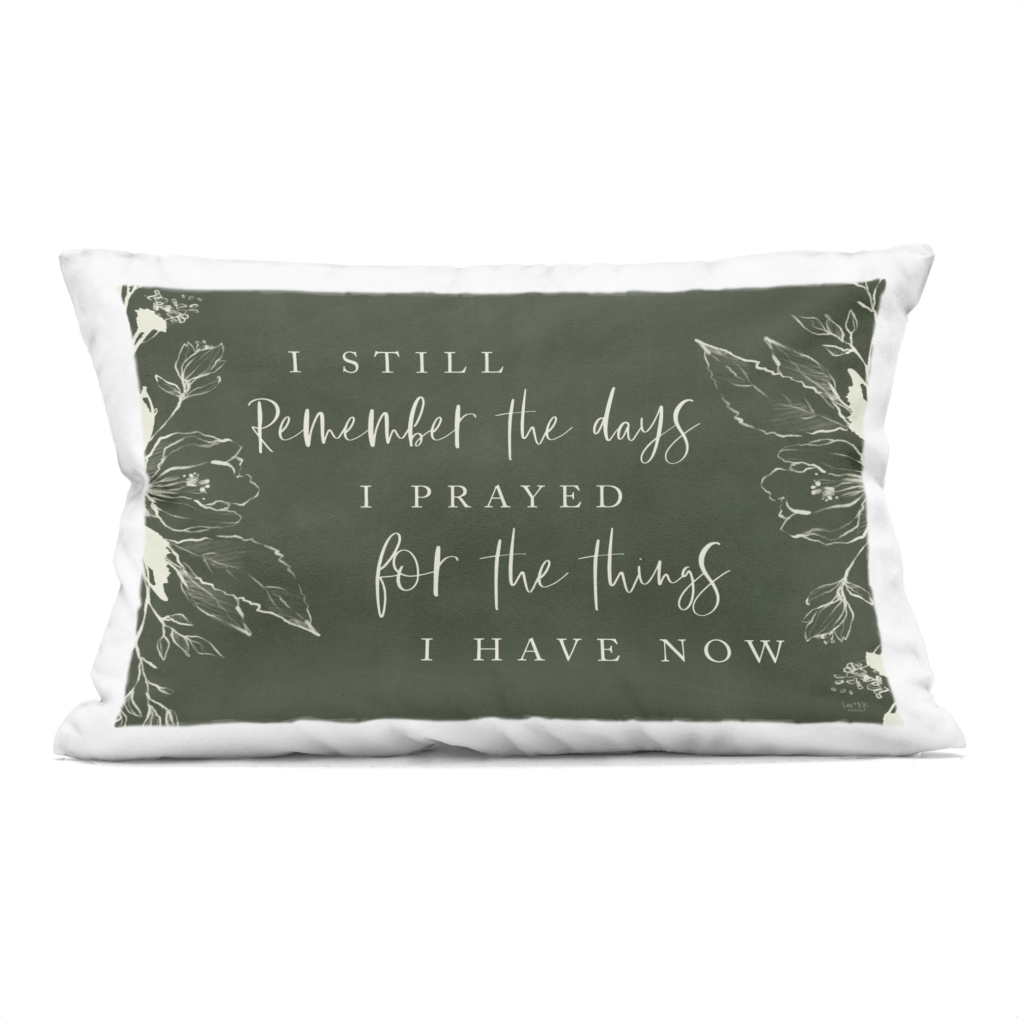 Stupell Industries Still Remember The Days Gratitude Decorative Printed Throw Pillow, design by Lux + Me Designs