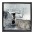 thumbnail image 1 of Stupell Industries Contemporary Still Waters Monochrome Abstraction Black Floating Frame Canvas Art, 18 x 18, by Susan Jill, 1 of 8