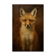 thumbnail image 1 of Stupell Industries Farmhouse Stoic Baby Fox Canvas Art, 16 x 24, by Petals Prints Design, 1 of 8