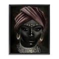 thumbnail image 1 of Stupell Industries Stoic & Elegant Woman Portrait Painting Black Floater Framed Canvas Art Print Wall Art, 17 x 21, 1 of 9