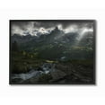 thumbnail image 1 of Stupell Industries Storm Over The Mountains Epic Landscape Photograph Framed Wall Art by Enrico Fossati, 1 of 7
