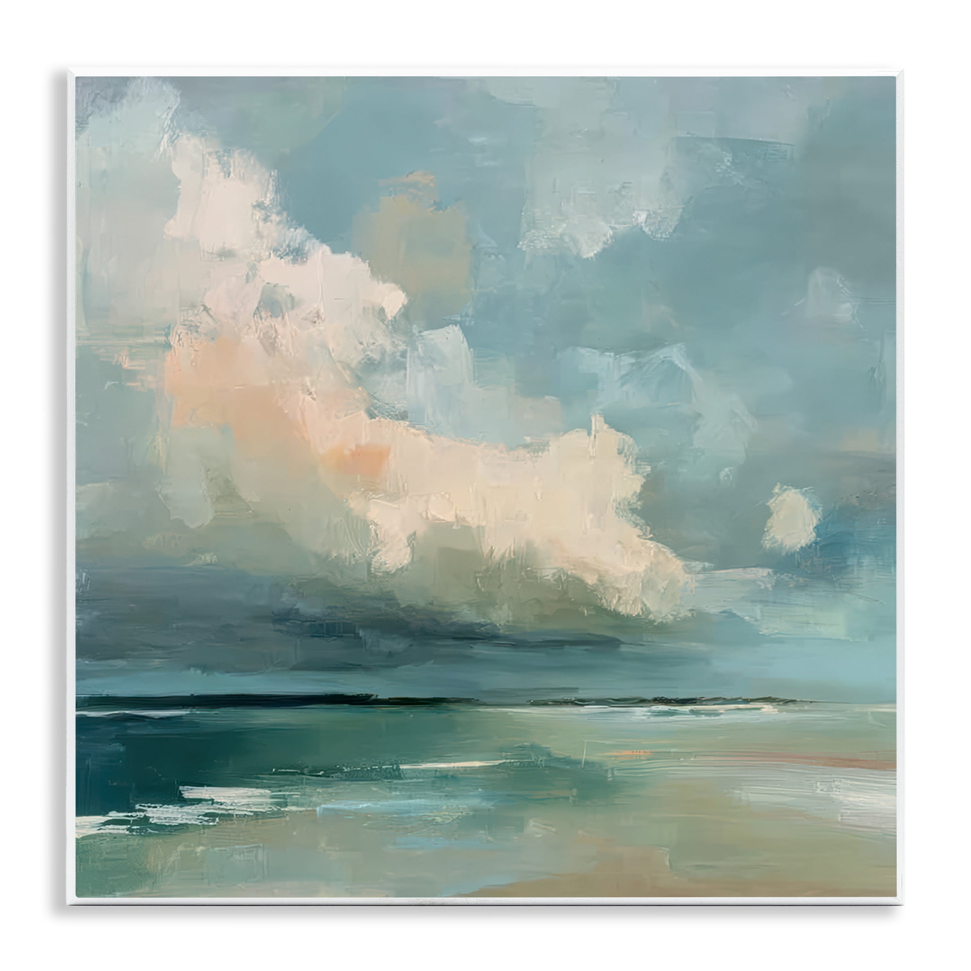 Stupell Industries Stormy Beach with Overhead Clouds Wall Plaque Art, design by Kim Curinga