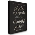 thumbnail image 1 of Stupell Industries Straight Jacket Moments Funny Family Word Black Design Canvas Wall Art by Daphne Polselli, 1 of 3