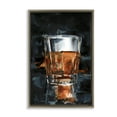 thumbnail image 1 of Stupell Industries Straight Whiskey Glass Food & Beverage Painting Brown Floater Framed Canvas Art Print Wall Art, 17 x 25, 1 of 10