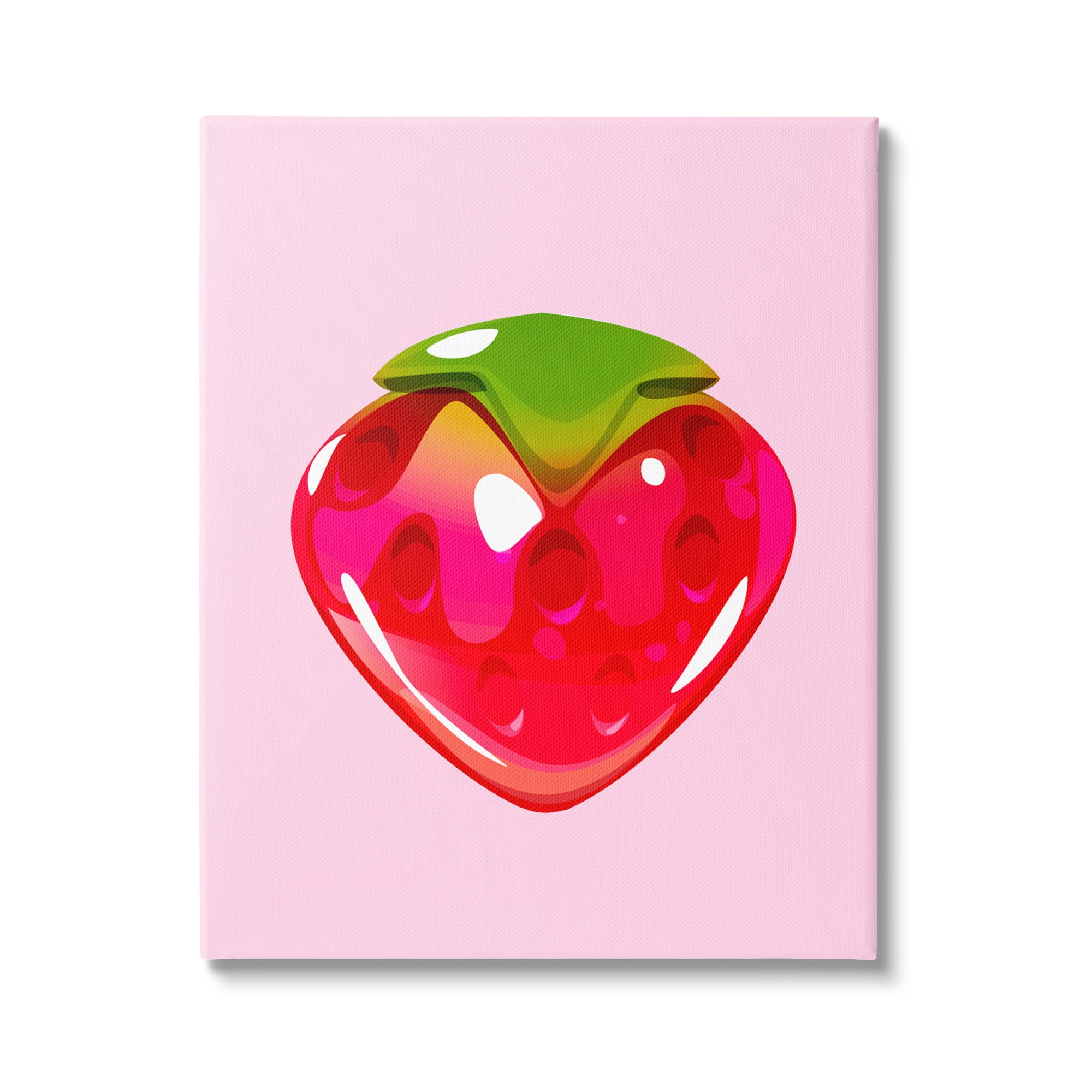 Stupell Industries Strawberry Gummy Candy Food & Beverage Painting Gallery Wrapped Canvas Print Wall Art, 24 x 30