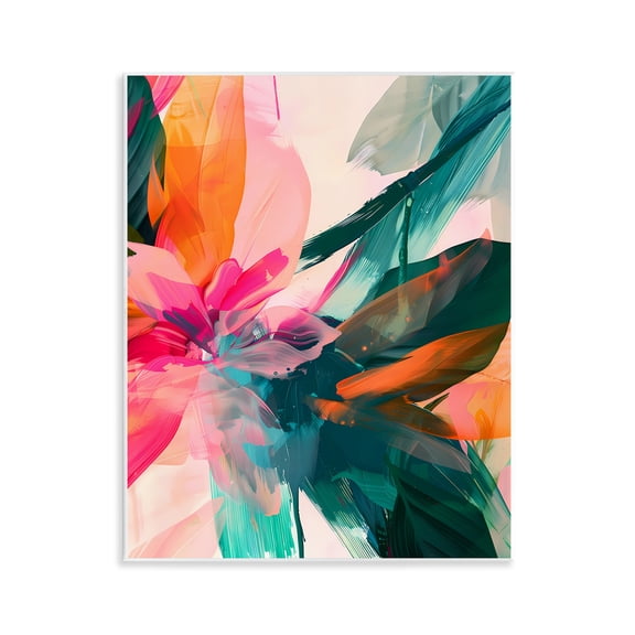 Stupell Industries Streaked Opaque Abstract Abstract Painting Unframed Art Print Wall Art, 11 x 14