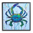 thumbnail image 1 of Stupell Industries Street Style Crab Paint Splatter Urban Design Painting Black Framed Art Print Wall Art, Design by Karrie Evenson, 1 of 5