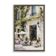 thumbnail image 1 of Stupell Industries Traditional Streetside Cafe Terrace with Ivy Brown Floating Frame Canvas Art, 17 x 25, by Petals Prints Design, 1 of 8