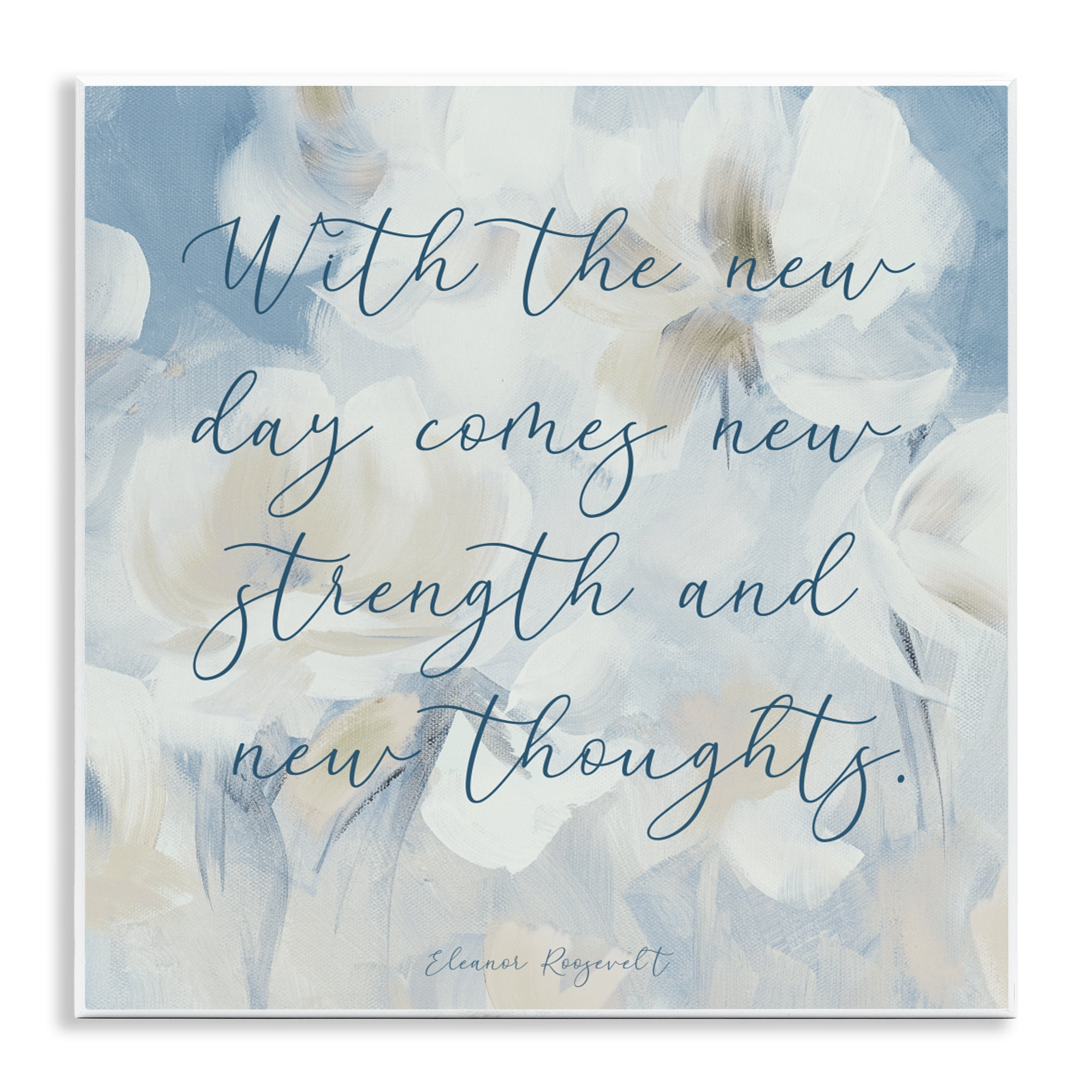Stupell Industries Strength & New Thoughts Quote Wall Plaque Art, design by Lanie Loreth
