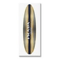 thumbnail image 1 of Stupell Industries Striped Glam Fashion Designer Logo Surfboard Canvas Wall Art, 20 x 48, Design by Madeline Blake, 1 of 5