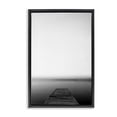 thumbnail image 1 of Stupell Industries Strolling On The Pier Black Framed Floater Canvas Wall Art design by Tracey Telik, 25 x 17, 1 of 9