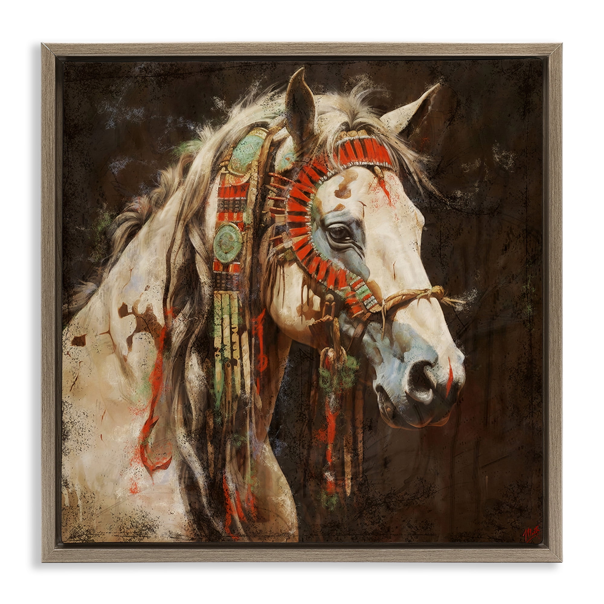 stupell-industries-strong-traditional-horse-animals-painting-brown
