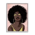 thumbnail image 1 of Stupell Industries Strong Woman with Glamour Cosmetics Glitz Eye Shadow World Cultures Painting Gray Framed Art Print Wall Art, 24 x 30, 1 of 7