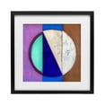 thumbnail image 1 of Stupell Industries Modern Structured Blue & Purple Circle Black Framed Print Under Glass, 13 x 13, by Matthew Finger, 1 of 8