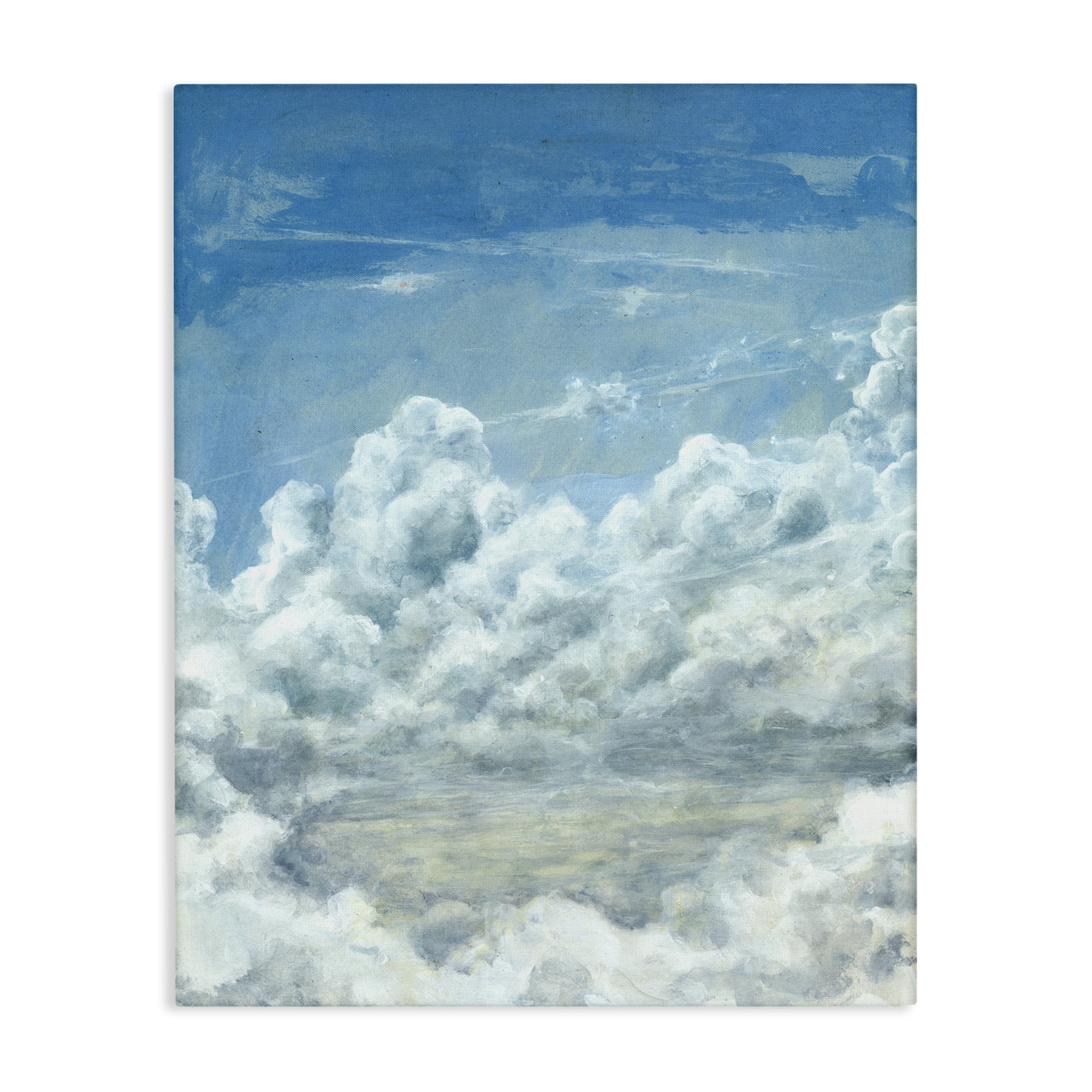 Stupell Industries Structured Traditional Clouds Landscape & Nature Painting Wrapped Canvas Art Print Wall Art, 24 x 30