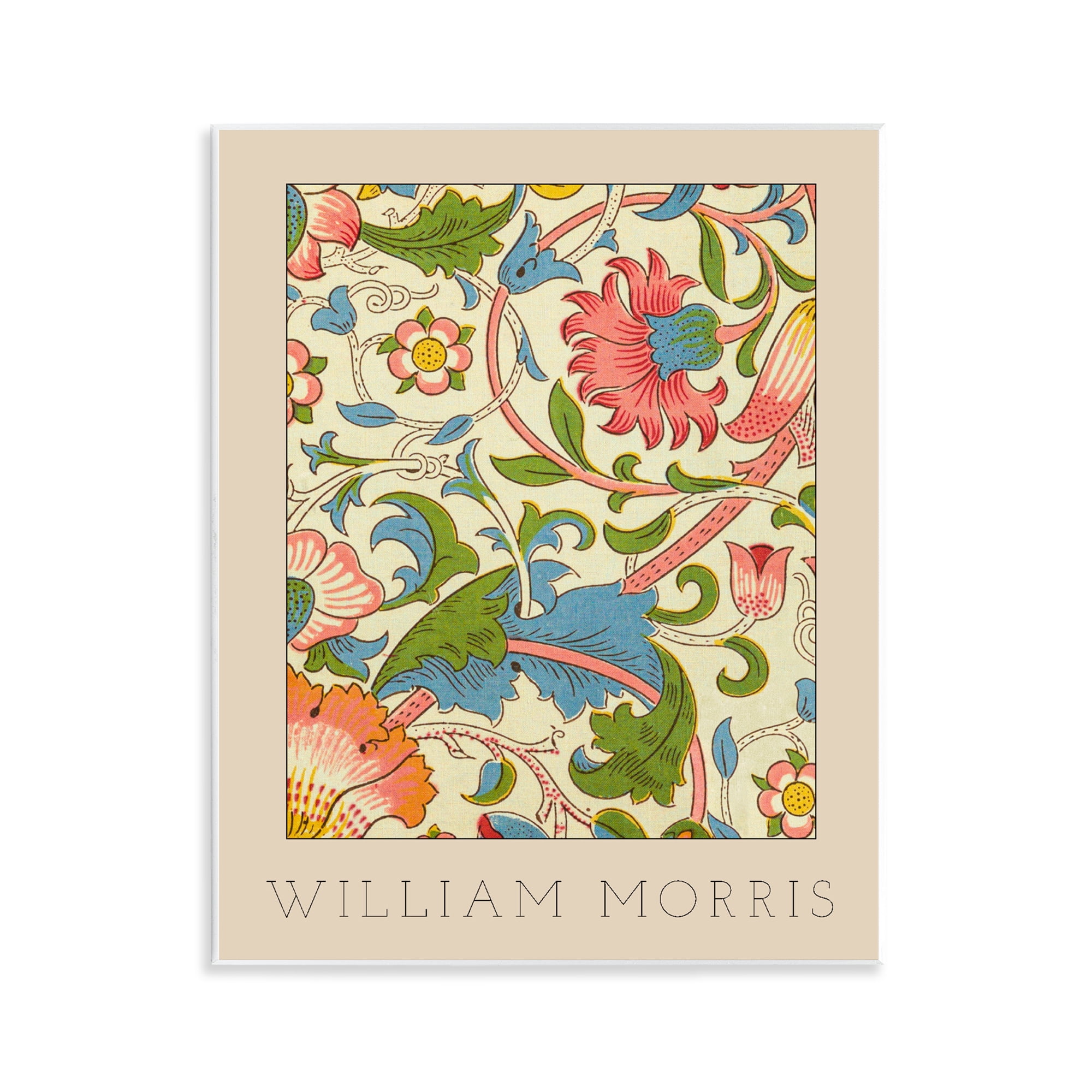 Stupell Industries Stylish Boho Classic Flowers Wall Plaque Art, design by Lil' Rue
