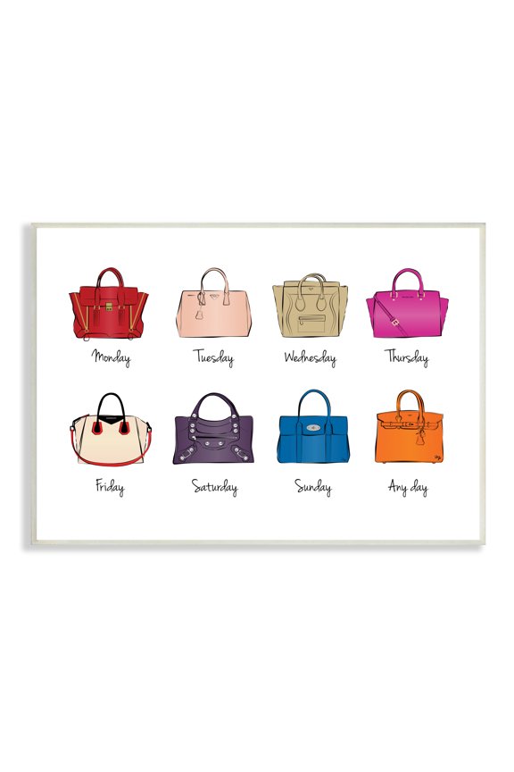 Industries Stylish Glam Bags Daily Elegant Fashion, 10 x 15, Designed by Martina Pavlova
