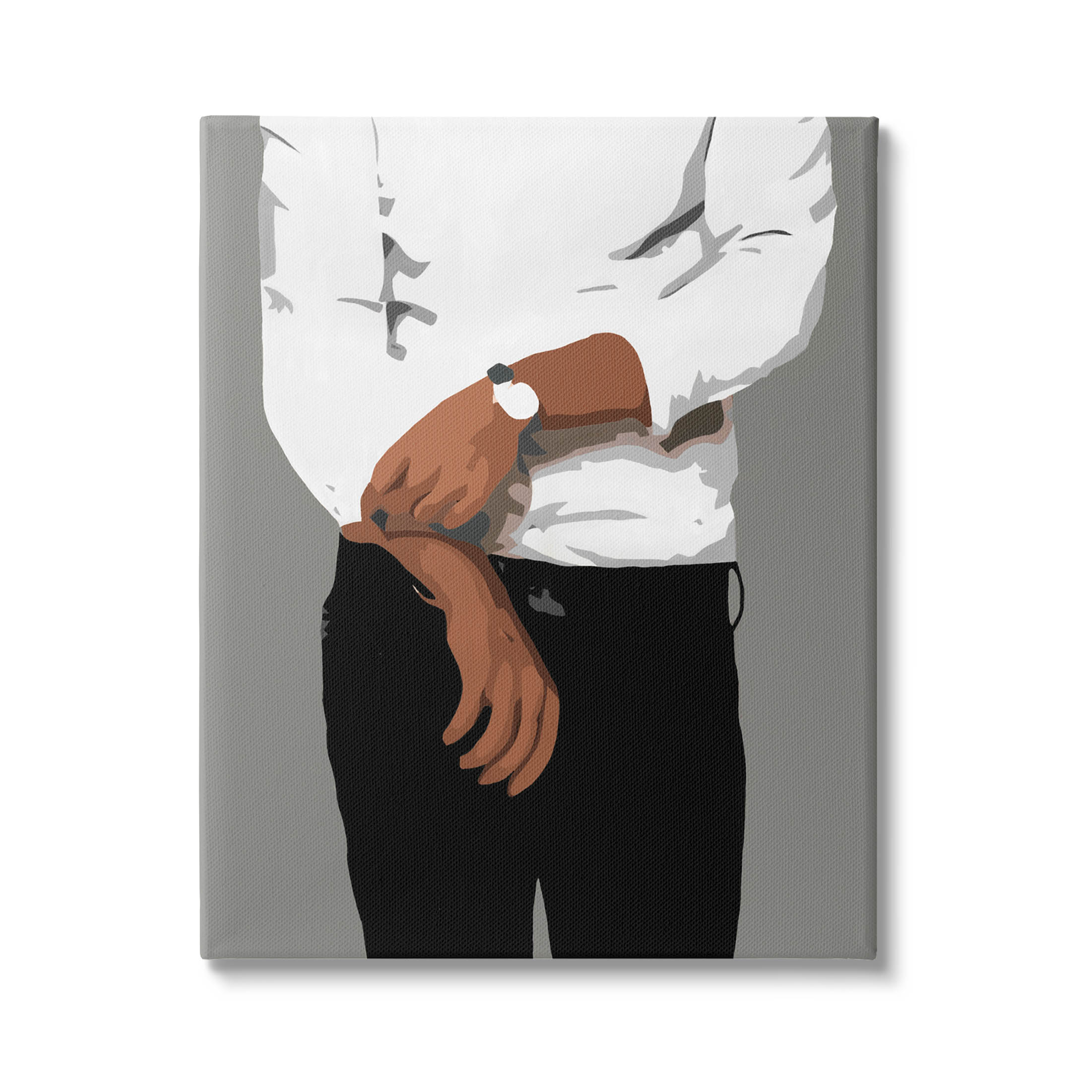Stupell Industries Stylish Man Chic Outfit Graphic Art Gallery Wrapped Canvas Print Wall Art, Design by Beth Ann Lawson