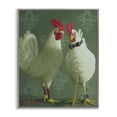thumbnail image 1 of Stupell Industries Stylish Roosters Pair Animals Painting Gray Framed Art Print Wall Art, 11 x 14, 1 of 8